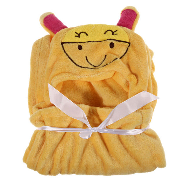 Cute Animal shape Hooded Swaddle Blanket